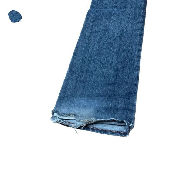 American Vintage 90s Y2K Von Dutch Patch Jeans Size 26 Made In USA - Picture 9 of 12